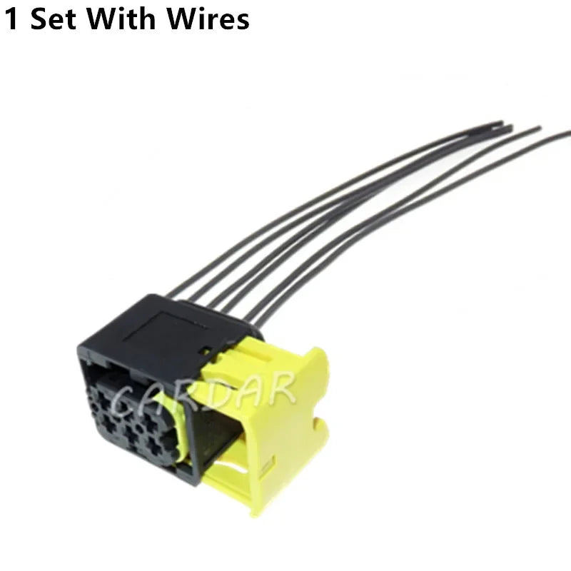 6 Pin 3.5 Series Black Auto Plastic Housing Electrical Connector Car Cable Harness Socket Auto Parts 1-1418437-1