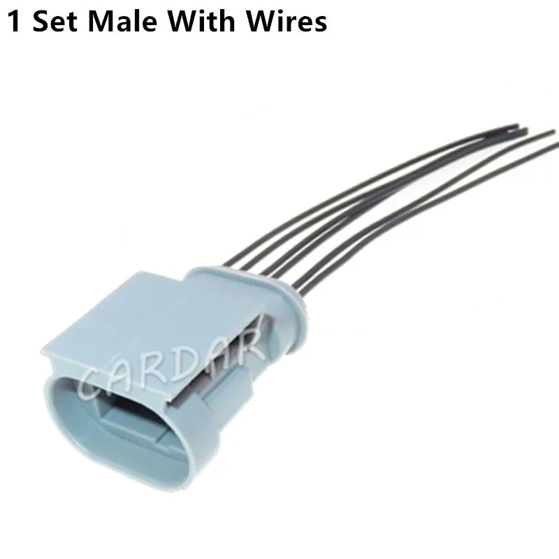 6 Pin 3.5 Series Grey Automobile Electric Wire Waterproof Female Socket Unsealed Male Plug