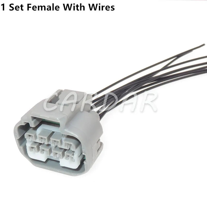8 Pin 7283-1288-40 Car Headlight Cable Socket Waterproof Light Lamp Connector Plug For Toyota