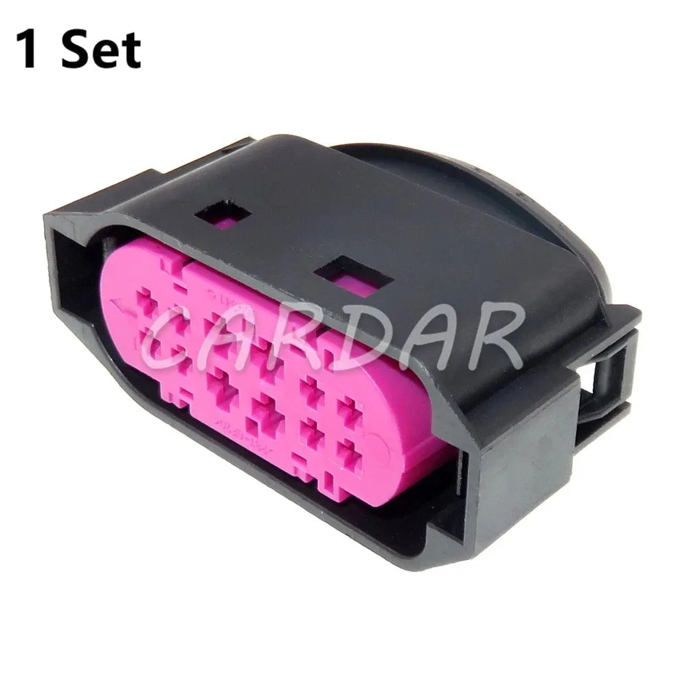 12 Pin 1J0 941 165 1J0941165 Female Auto Electric Connector Waterproof Light Socket For VW Audi