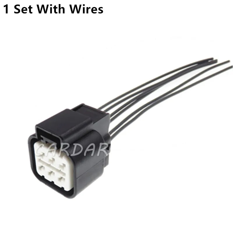 6 Pin 2.2 Series Automobile Headlamp Motor Adjusts Daily Running Light Wire Cable Socket PK505-06027