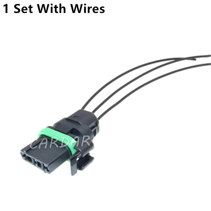 3 Pin 3.5 Series Auto Intake Pressure Sensor Wiring Socket Car Headlight Wire Cable Waterproof Connector