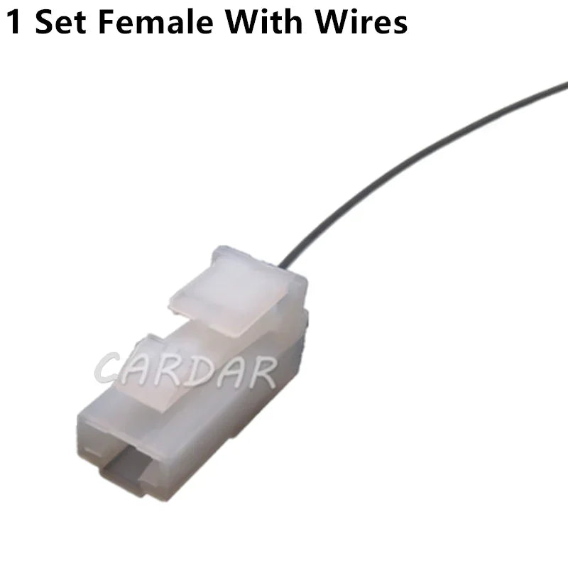 1 Pin 6.3 Series 6070-1471 6070-1481 Auto Wiring Connector Unsealed Plastic Socket With Terminal