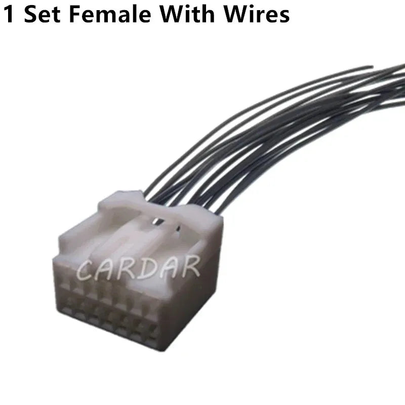 14 Pin Auto Electric Cable Unsealed Plug PCB Wire Connector Car Plastic Housing Socket 7283-5832 7382-5842