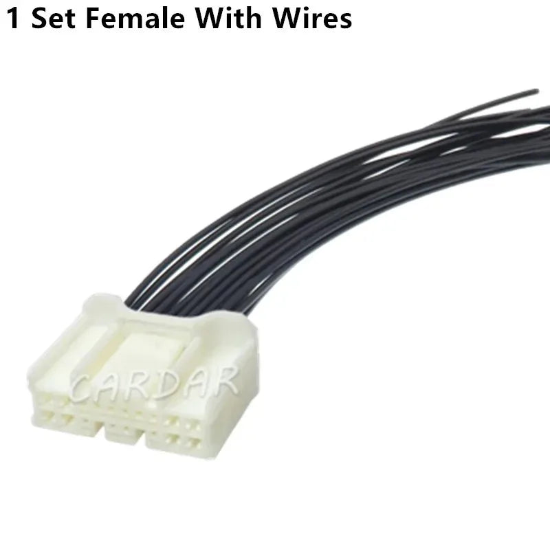 18 Pin Automotive Wiring Harness Socket Auto Door Plug For Mazda