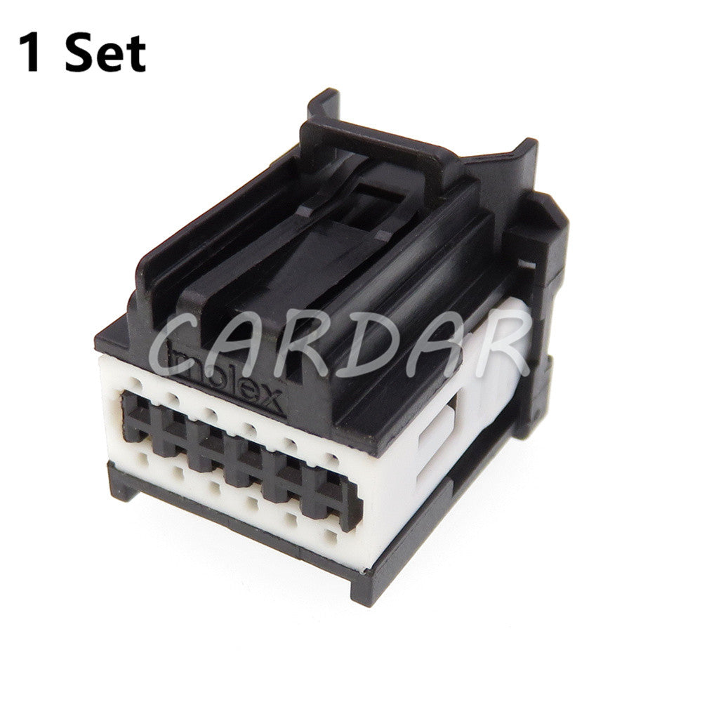 12 Pin Miniature Unsealed Socket Auto Modification Parts 34729-0120 0.6 Series Car Audio Electrical Connector