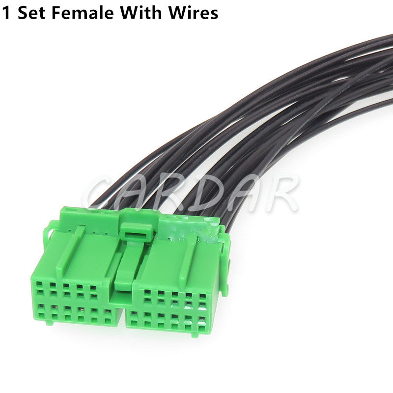 22 Pin Automobile Instrument Electric Wire Plastic Housing Unsealed Socket For Honda IL-AG5-22S-D3C1 IL-AG5-22P-D3C1
