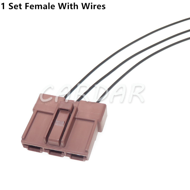 3 Pin 6098-0208 6098-0210 Electric Auto Wire Harness Female Male Connector Car Socket
