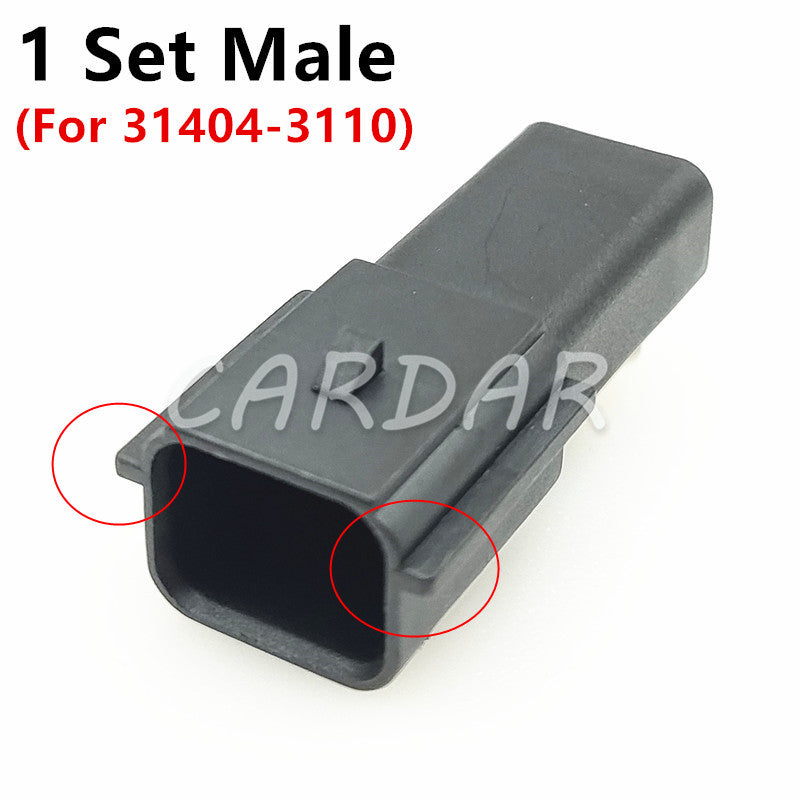 3 Pin 31404-3110 31404-3700 Car Crankshaft Sensor Plug Reversing Radar Harness Socket With Terminal For Buick Regal Lacrosse
