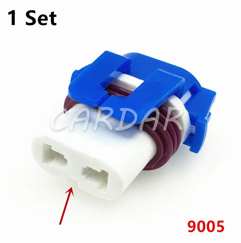 2 Pin 9005 Auto Ceramics Light Socket For Automotive Fog Lamp Connector