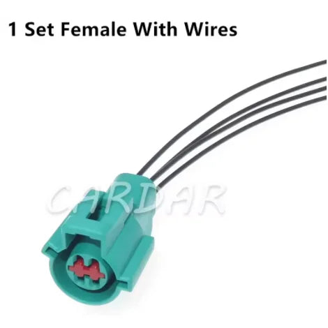 4 Pin Electrical Wire Connector Auto Sealed Waterproof Sockets With Terminals