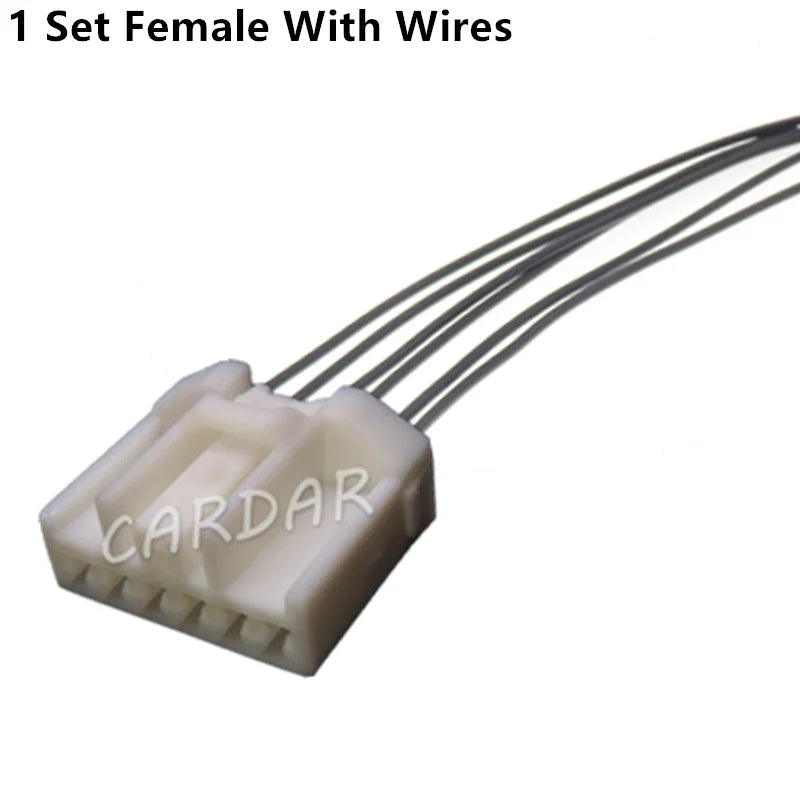6 Pin 2.2 Series Automobile Male Female Docking Unsealed Connector Auto Wire Harness Socket