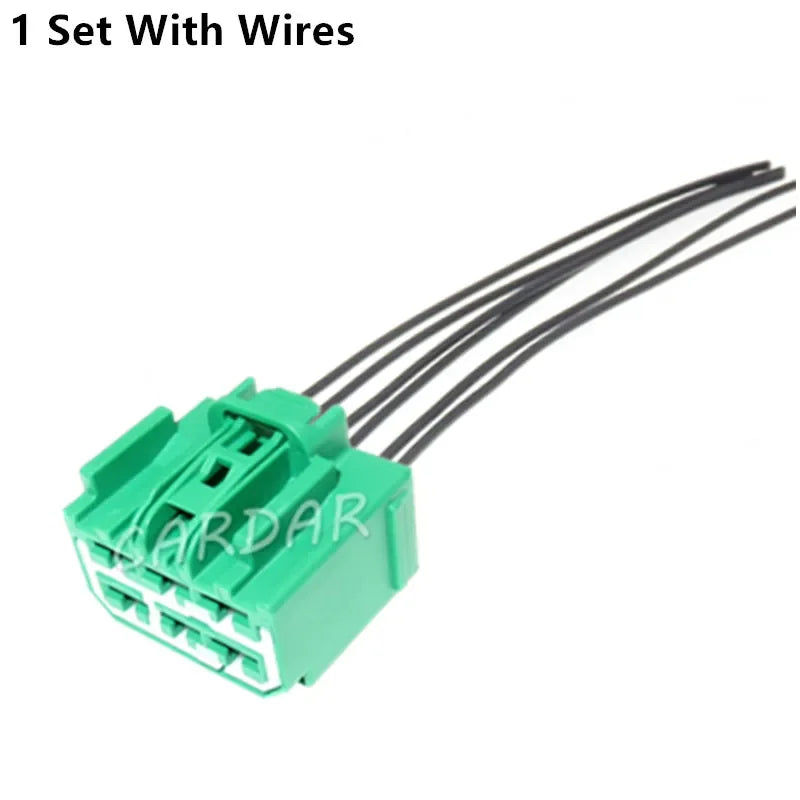 6 Pin 6.3 Series Automobile Unsealed Socket Car Large Current High-power Wire Socket 7283-3741-60