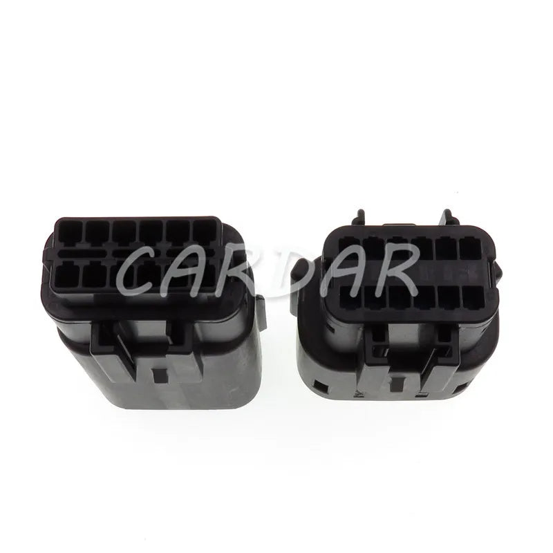 12 Pin 33472-1201 33482-1201 Automotive Headlight Socket Connector For Ford Focus Mondeo Buick Chevrolet