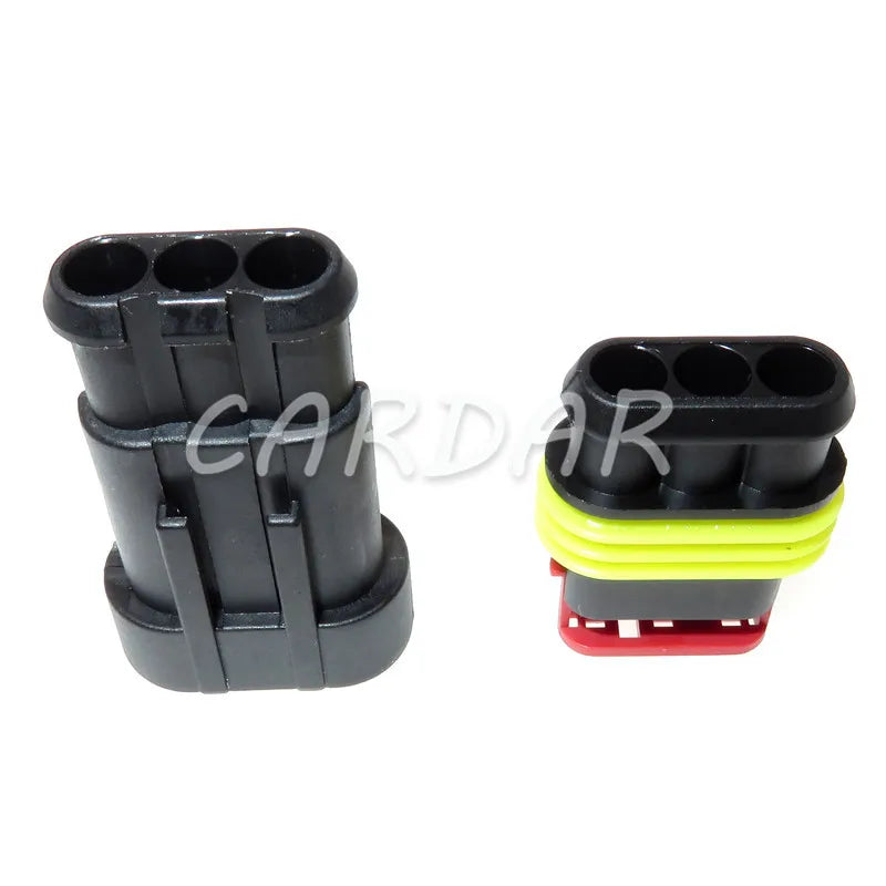 3 Pin 282087-1 282105-1 Electrical Automotive Connector sealed Waterproof Auto Socket With Terminals Seals