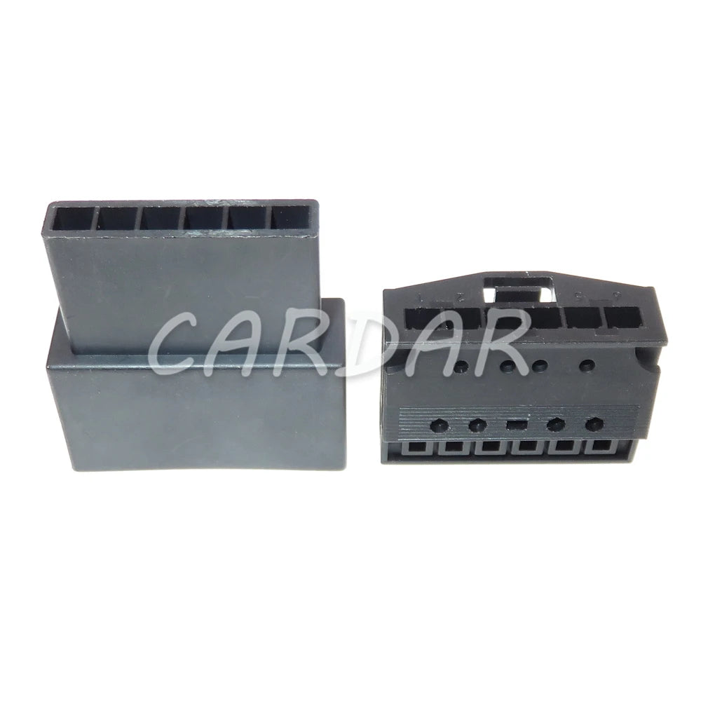 6 Pin 2.8 Series Car Window Lifter Electric Tail Gate Atmosphere Lamp Cigarette Lighter Wire Socket 6984754-01