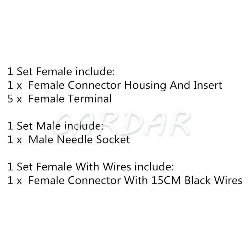 5 Pin IL-AG5-5SK-S3C1-LB Car Male PCB Connector Automotive Wiring Terminal Socket Auto Modification Plug