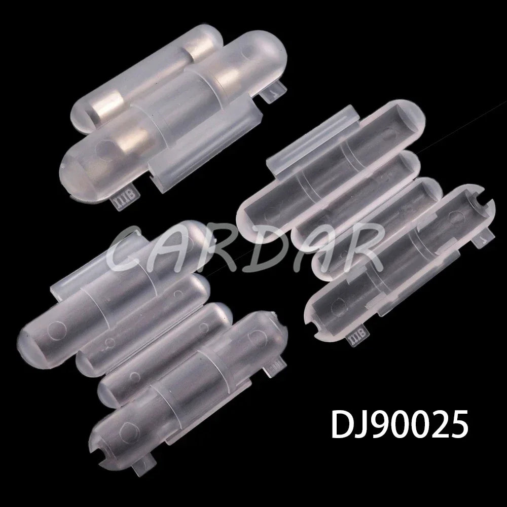 6x30mm 6*30mm White Double Glass Tube Fuse Holder Flip Type Fuses Box Fuse Socket With Terminal
