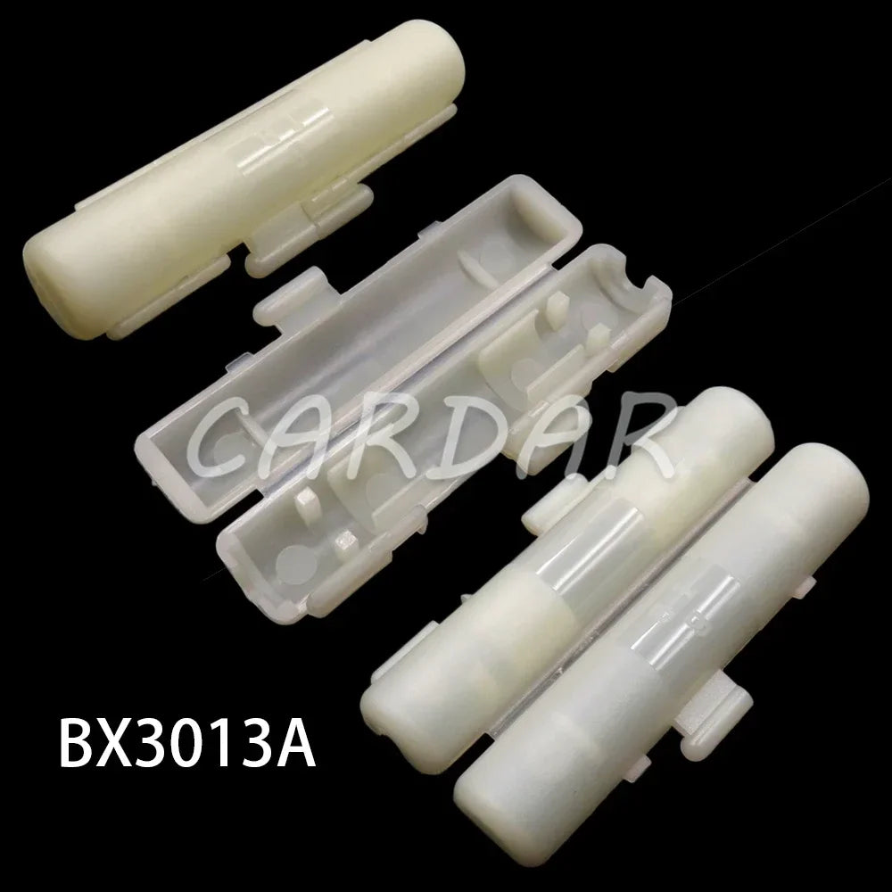 6x30mm 6*30mm White Double Glass Tube Fuse Holder Flip Type Fuses Box Fuse Socket With Terminal