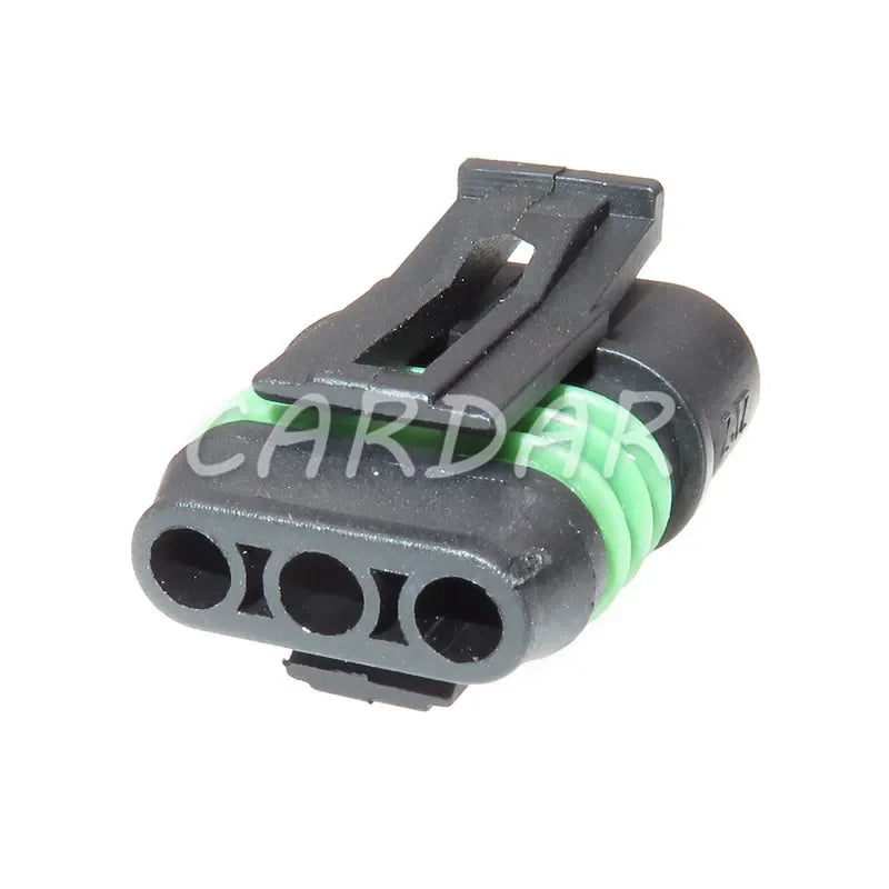 3 Pin Waterproof Electrical Sealed Wire Connector Socket For Car Auto Wiring Harness