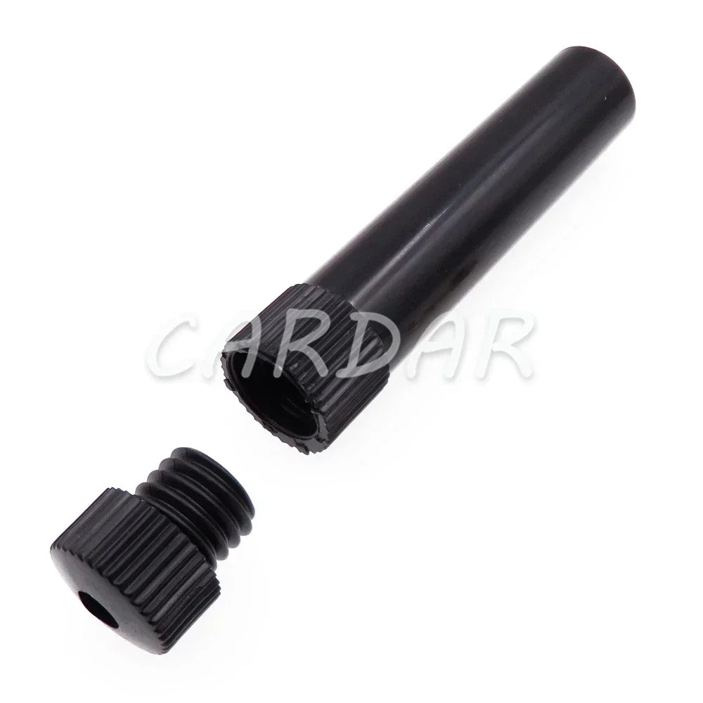 Black High Temperature Resistance Fuse Holder BX3014 Screw Type Glass Fuses Box With Spring and Terminal