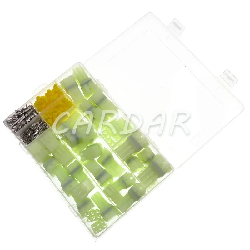 2 3 4 6P 6180-4181 6187-4441 Auto Electrical Waterproof Socket HM 090 Automotive Cable Wire Connector With Terminal Rubber Seals