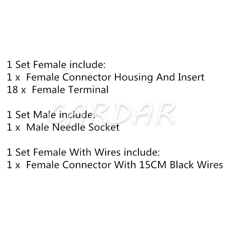 18 Pin MX23A18SF1 MX23A18XF1 Automotive Waterproof Copnnector ECU Socket For Honda