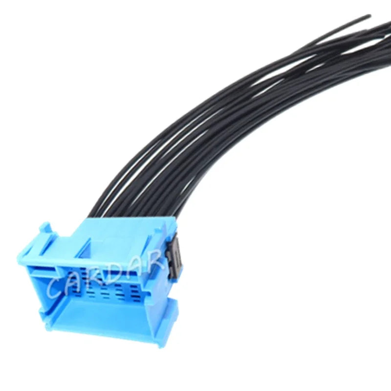 18 Pin Blue Car Wire Harness Plastic Housing Socket Auto Adapter Male Female Unsealed Connector 1-967629-5 1-967624-5