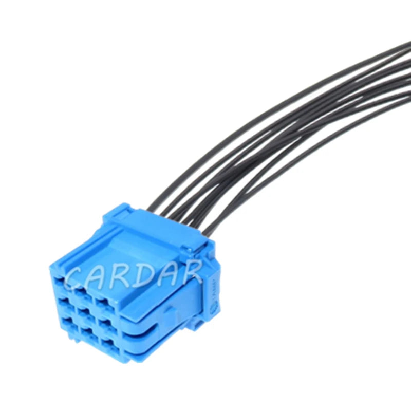 9 Pin 3.5 Series Blue Auto Power Amplifier Wiring Socket Unsealed Connector 6-968971-1 967635-1 3-967626-1