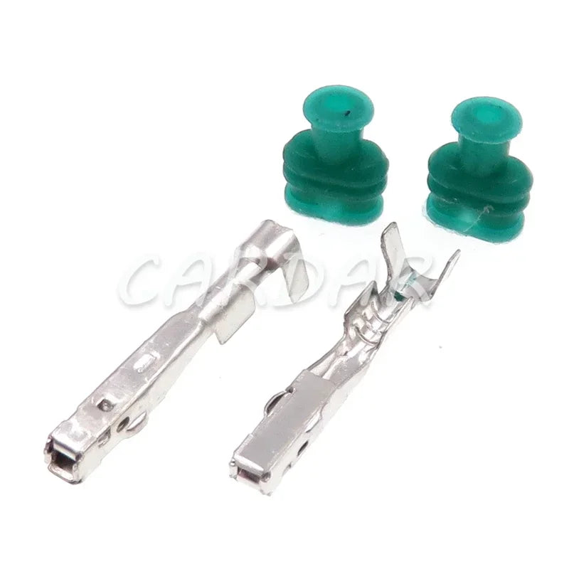 2 Pin 1.2 Series Waterproof Plug Electrical Connector Wire Harness Socket With Terminal Rubber Seals For Automotive