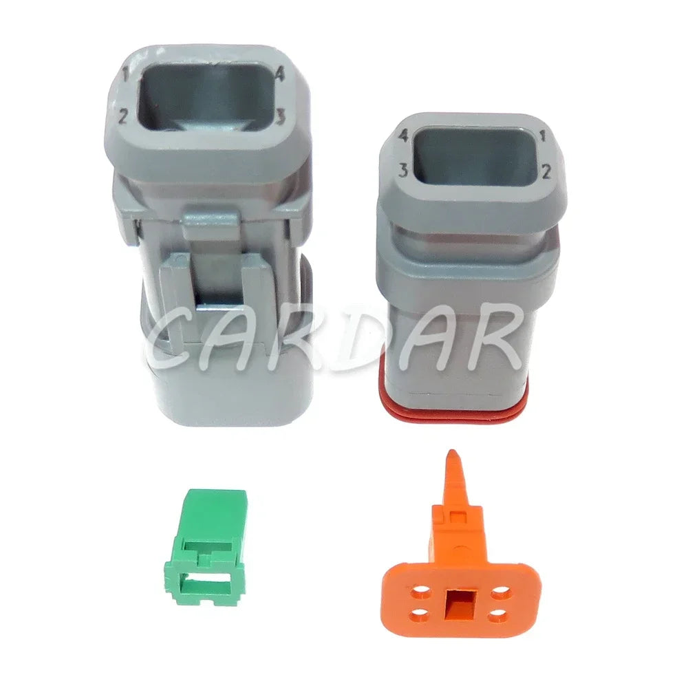 4 Pin 1.6 Series Auto Pump Truck Nozzle Wiring Cable Socket DT04-4P-E008 DT04-4S-E008