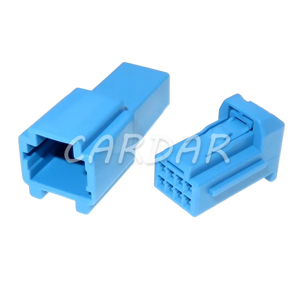 8 Pin Blue Car Unsealed Connector Automobile Male Female Plastic Housing Wire Socket 6098-6522