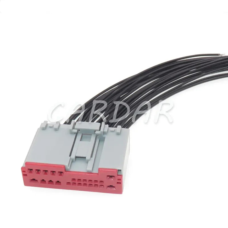 24 Pin Car Auto Power Speaker Cable Socket Audio Connect Wire Connector With Terminals For BUICK