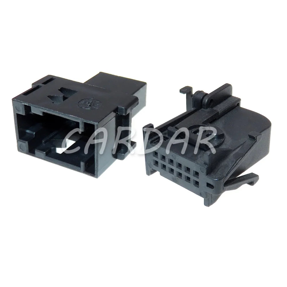 12 Pin 1379096-3 Male Female Unsealed Socket 0.6 Series Automotive Power Amplifier Electric Wiring Plug For VW Porsche