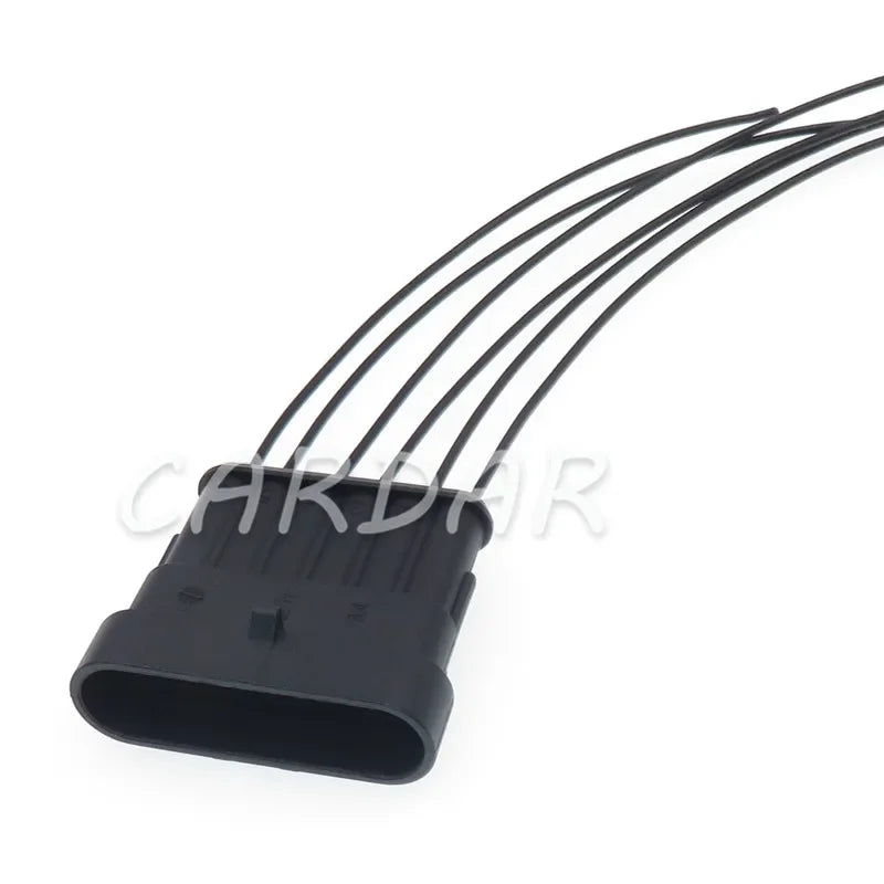 6 Pin 282090-1 282108-1 Automotive Plug Waterproof Socket With Metal Terminals And Rubber Seals