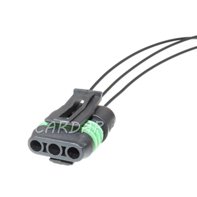 3 Pin Waterproof Electrical Sealed Wire Connector Socket For Car Auto Wiring Harness
