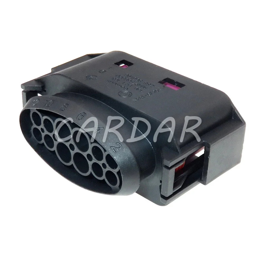 12 Pin 1J0 941 165 1J0941165 Female Auto Electric Connector Waterproof Light Socket For VW Audi