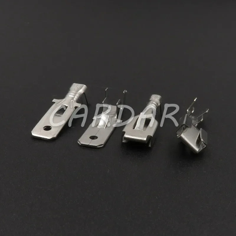 8 Pin 6.3mm Electrical Wire Connector Plug Automobile Sockets