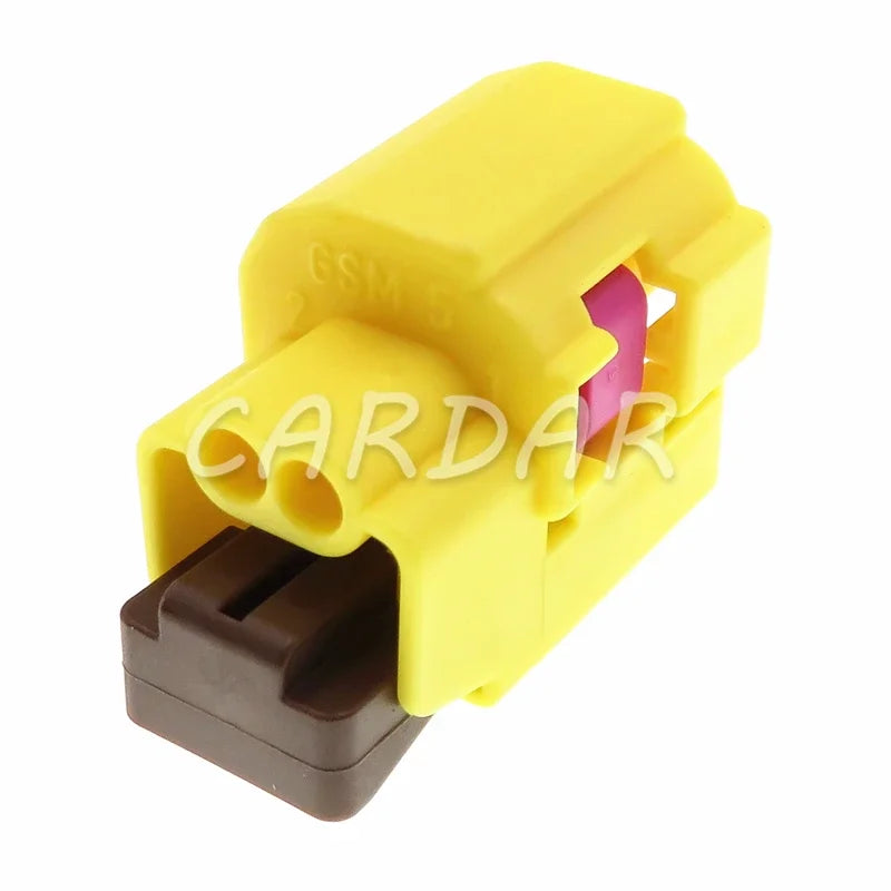 2 Pin 1.2 Series 8K0973323R Auto Electric Cable Harness Waterproof Connector Wiring Yellow Socket For VW Audi