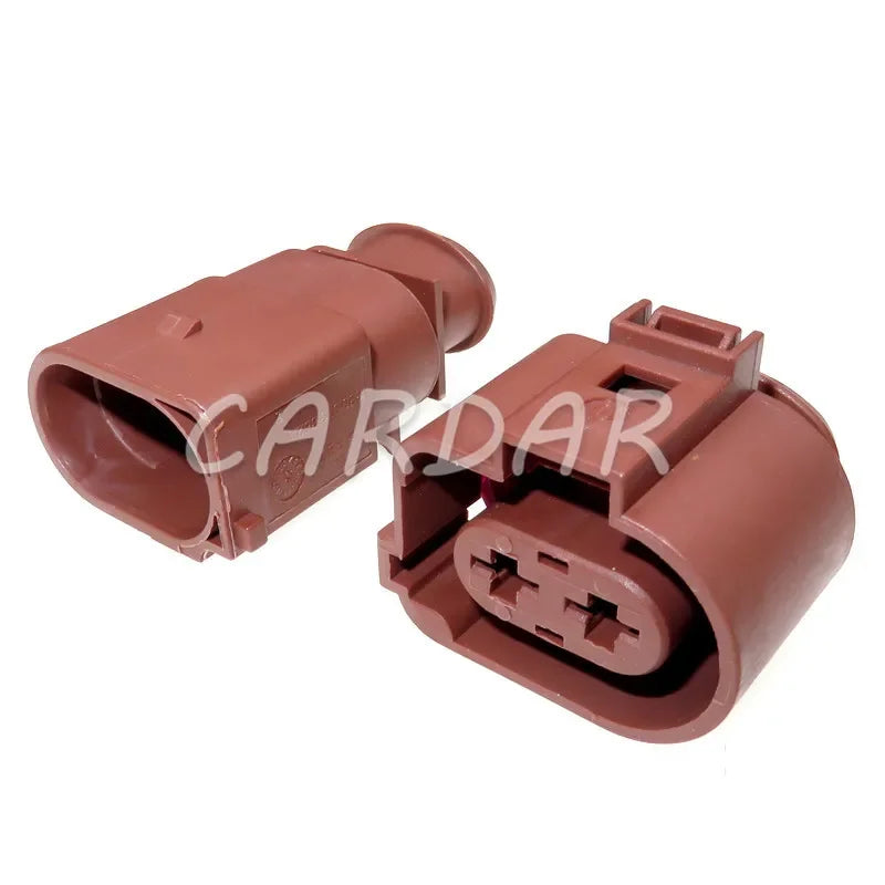 2 Pin 6.3mm Sealed Automotive Waterproof Connectors Plug Fan Socket For VW