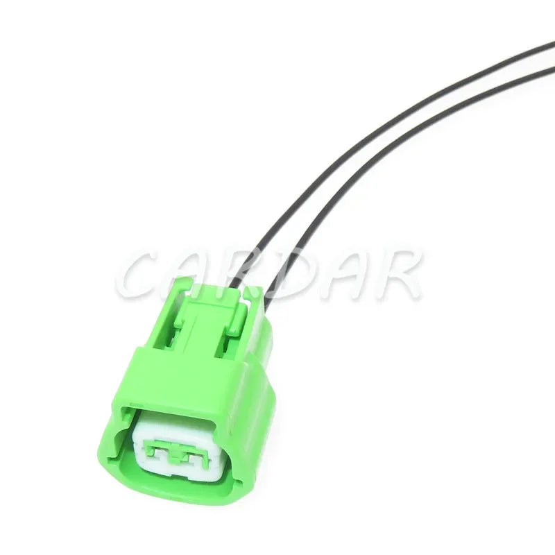 2 Pin Green Automobile Sealed Connector Electrical Wire Cable Harness Waterproof Socket