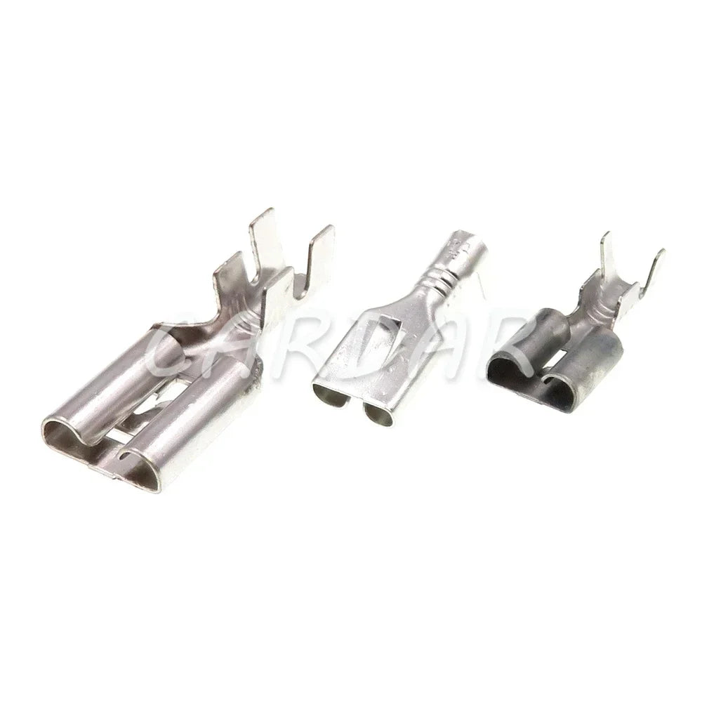 7 Pin 6.3 9.5 Series Black Auto Electrical Composite Connector Car Unsealed Wiring Socket With Terminal