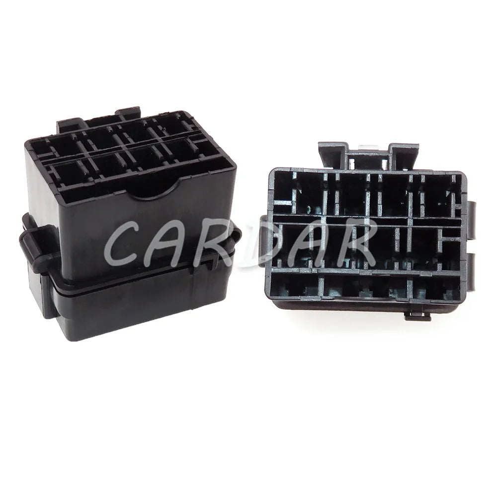 4 Way Black Standard Automotive Circuit Controller Box Medium Relay Fuse Box Assembly Car Insurance Fuse Holder