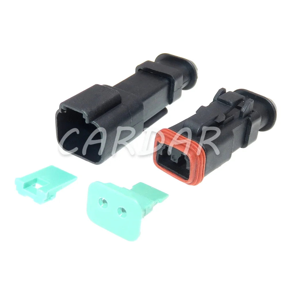 2 Pin 1.6 Series Fuel Spray Nozzle Wire Socket Male and Female Docking Plug DT04-2P-E008 DT04-2S-E008