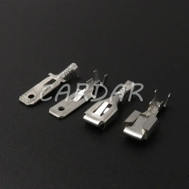 4 Pin 6.3 Series PA66 Electric Socket Connector For Cars Motor