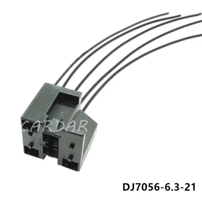 5 Pin 6.3 Series Car Unsealed Plug Automotive Connector Auto Electric Wiring High-power Socket 357 941 599
