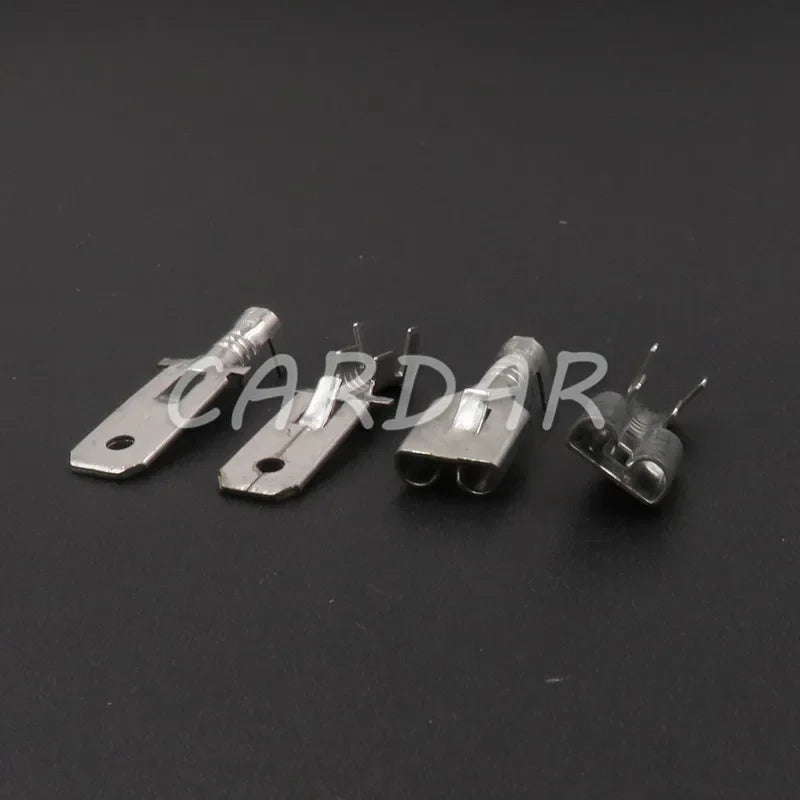 10 Pin 6.3mm Auto Electrical Connector Car ABS Plug Wire Sockets With Terminals
