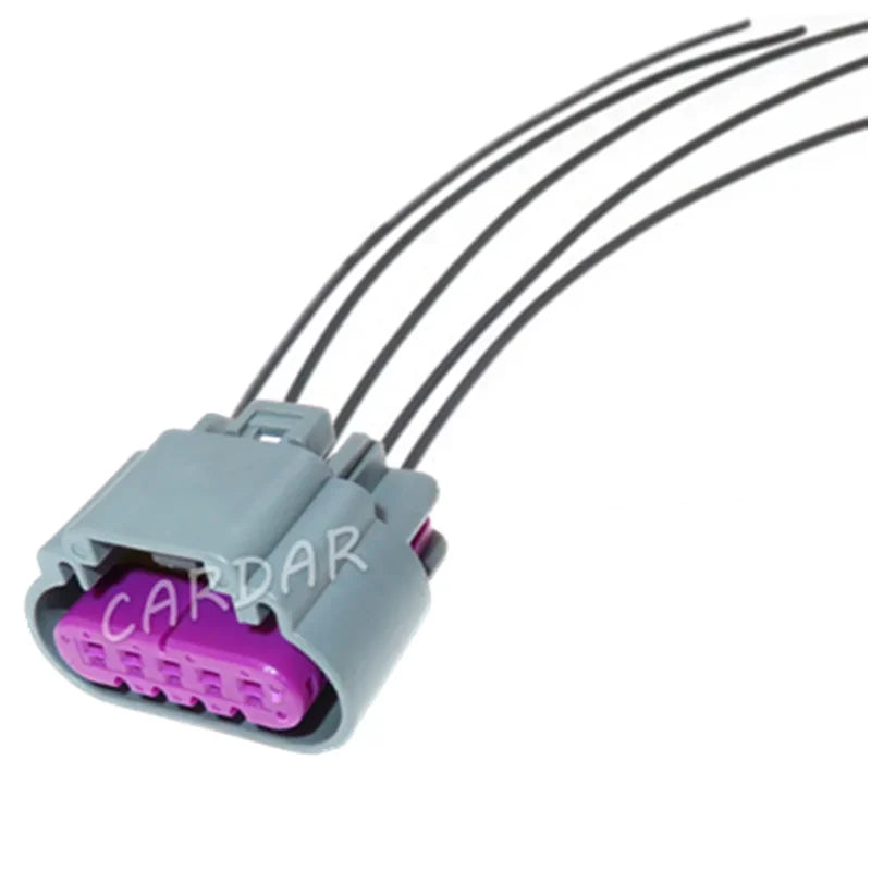 5 Pin 1.5 Series Automobile Air Flow Wiring Harness Plug Grey Waterproof Sealed Socket For VW