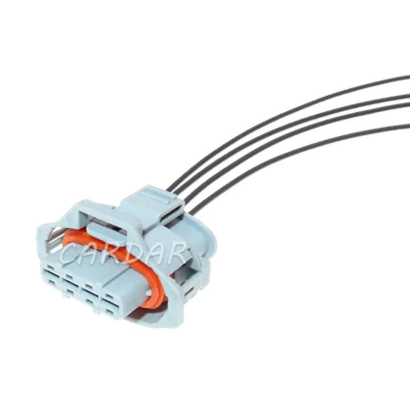4 Pin 3.5 Series Grey Auto Waterproof Plastic Housing Wiring Terminal Socket With Terminal And Rubber Seals