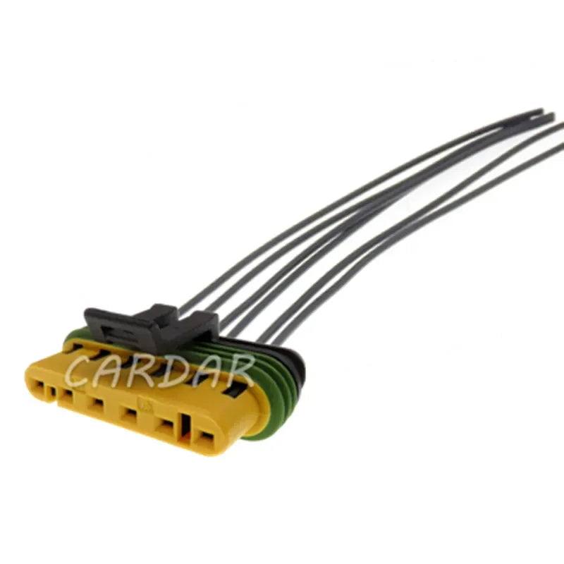 6 Pin 15344031 Car Waterproof Wiring Harness Socket Automotive Electrical Connector